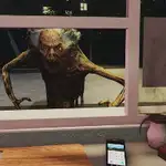 scary shawarma kiosk