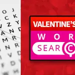 word search valentine's